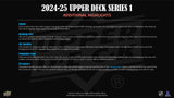 2024/25 Upper Deck Series 1 Hockey Hobby Box