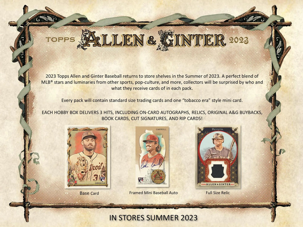 2023 Topps Allen & Ginter Baseball Hobby Box | Maple Leaf Sports