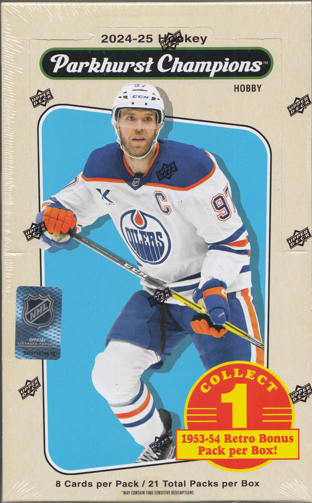 2024/25 Upper Deck Parkhurst Champions Hockey Hobby Box *CALL FOR PRICE*