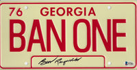 BURT REYNOLDS Smokey & The Bandit Autographed Replica License Plate