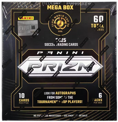 2025 Panini Prizm FIFA Club World Cup Soccer Hobby Mega Box