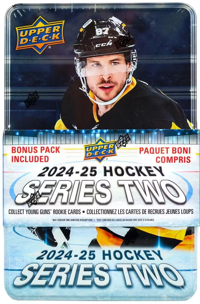 2024/25 Upper Deck Series 2 Hockey Retail Tin