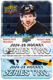 2024/25 Upper Deck Series 2 Hockey Retail Tin