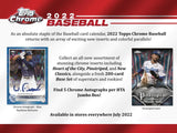 2022 Topps Chrome Baseball Jumbo Pack