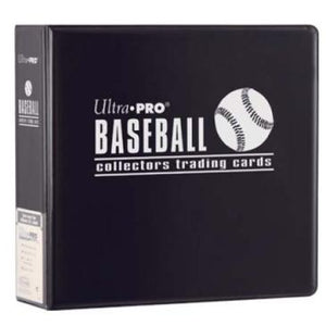 Ultra-Pro 3" D-Ring Baseball Binder (Black)