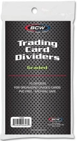 BCW Graded Trading Card Dividers
