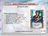 2021 Topps Chrome Formula 1 Racing Hobby Pack