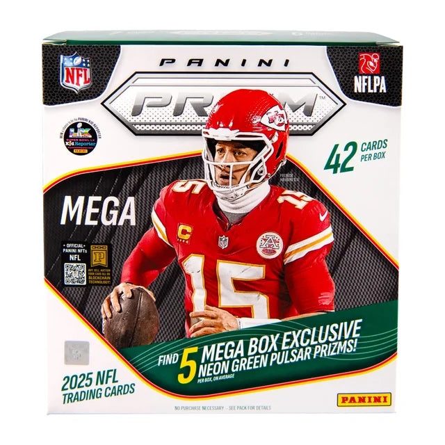 2025 Panini NFL Prizm Green Mega Box
