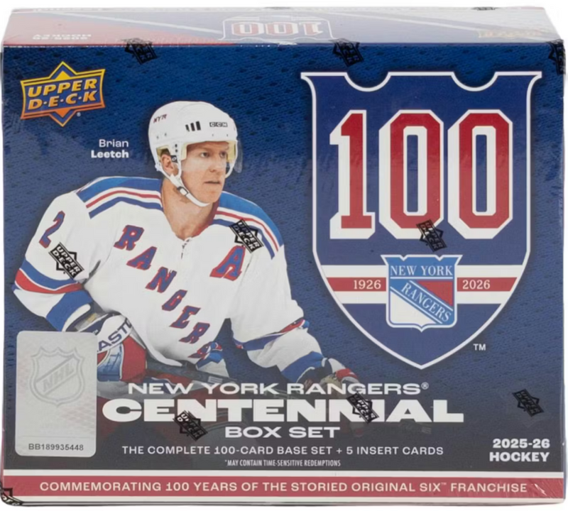 2025 Upper Deck New York Rangers Centennial Hockey Boxed Set *IN-STORE ONLY*