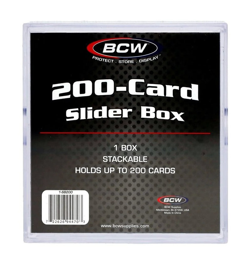 BCW 200 Count Card Storage Box