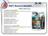 2021 Bowman Baseball Jumbo Box