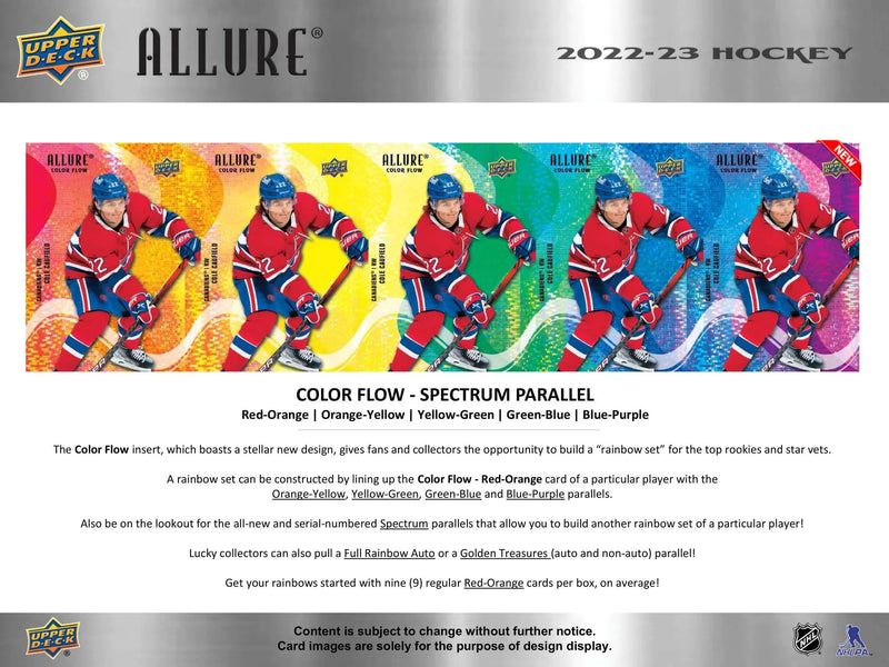 2022/23 Upper Deck Allure Hockey Hobby Pack