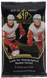 2021/22 Upper Deck SP Authentic Hockey Hobby Pack