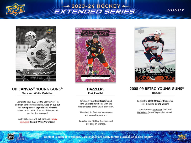2023/24 Upper Deck Extended Series Hockey Hobby Pack