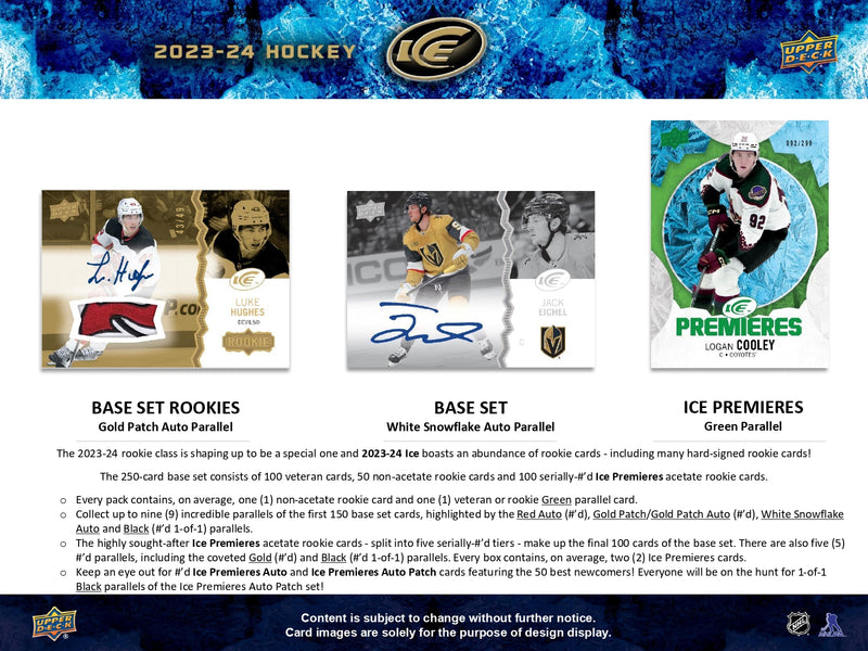 2023/24 Upper Deck ICE Hockey Hobby Box