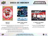 2022/23 Upper Deck Credentials Hockey Hobby Pack