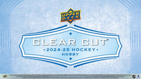 *PRE-SALE* 2024/25 Upper Deck Clear Cut Hockey Hobby Box