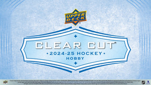 *PRE-SALE* 2024/25 Upper Deck Clear Cut Hockey Hobby Box