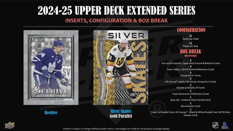 2024/25 Upper Deck Extended Series Hockey Hobby Pack