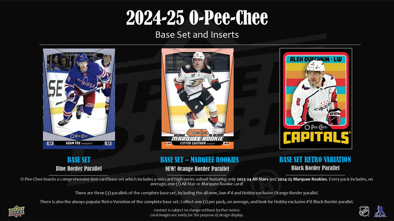 2024/25 Upper Deck O-Pee-Chee Hockey Hobby Pack