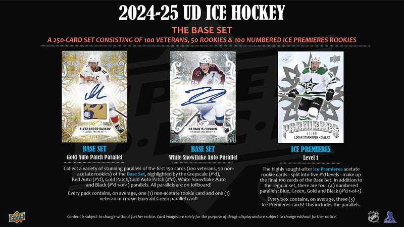 2024/25 Upper Deck ICE Hockey Hobby Pack