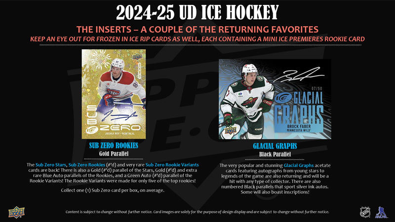 2024/25 Upper Deck ICE Hockey Hobby Pack