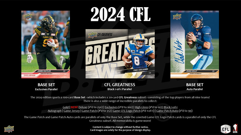 2024 Upper Deck CFL Football Hobby Pack