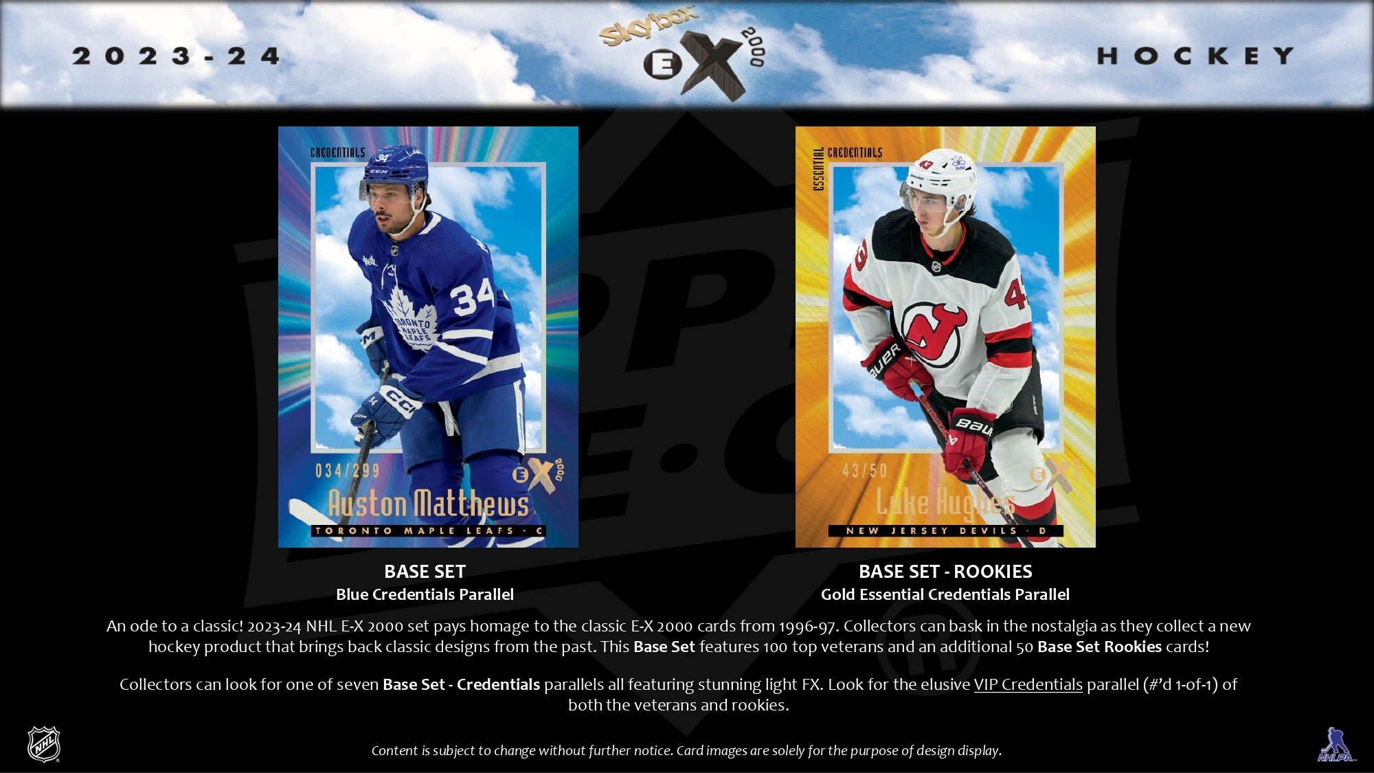 2023/24 Upper Deck Skybox EX-2000 Hockey Hobby Box — Maple Leaf Sports