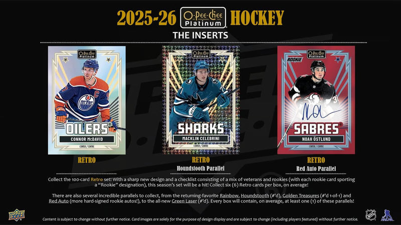 2025/26 Upper Deck O-Pee-Chee Platinum Hockey Hobby Box