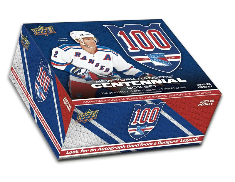 2025 Upper Deck New York Rangers Centennial Hockey Boxed Set