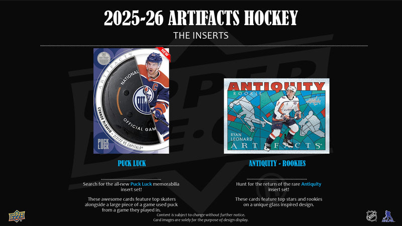 2025/26 Upper Deck Artifacts Hockey Hobby Box