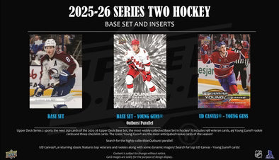 2025/26 Upper Deck Series 2 Hockey Retail Tin