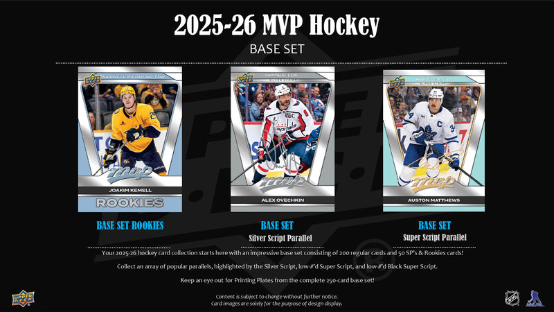 2025/26 Upper Deck MVP Hockey Hobby Pack