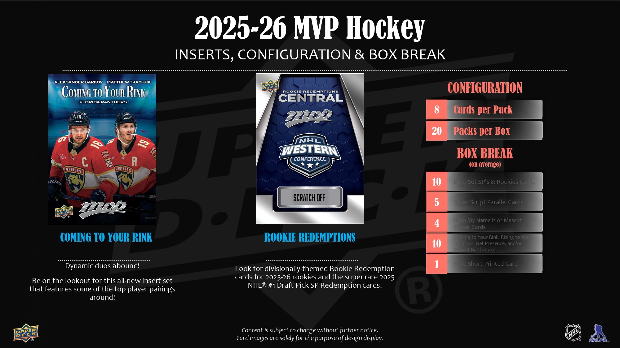 2025/26 Upper Deck MVP Hockey Hobby Box — Maple Leaf Sports