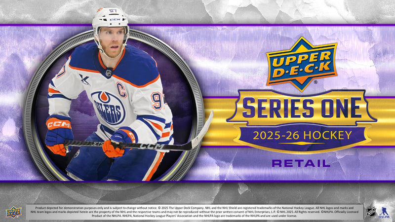 2025/26 Upper Deck Series 1 Hockey 12-Tin Retail Case