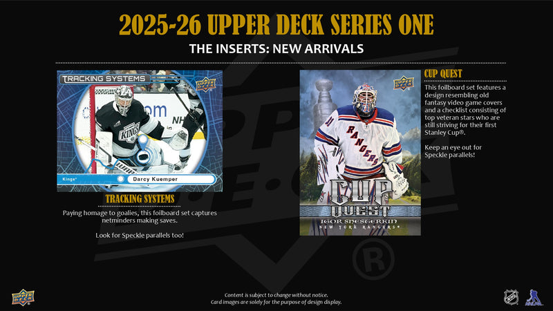 2025/26 Upper Deck Series 1 Hockey 12-Tin Retail Case