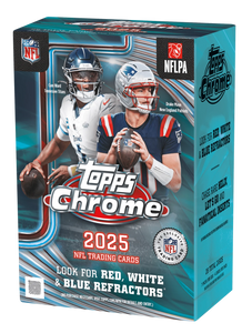 2025 Topps Chrome NFL Blaster Value Box
