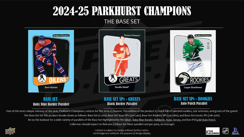 2024/25 Upper Deck Parkhurst Champions Hockey Hobby Box