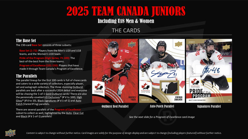 2025 Upper Deck Team Canada Juniors Hobby Pack