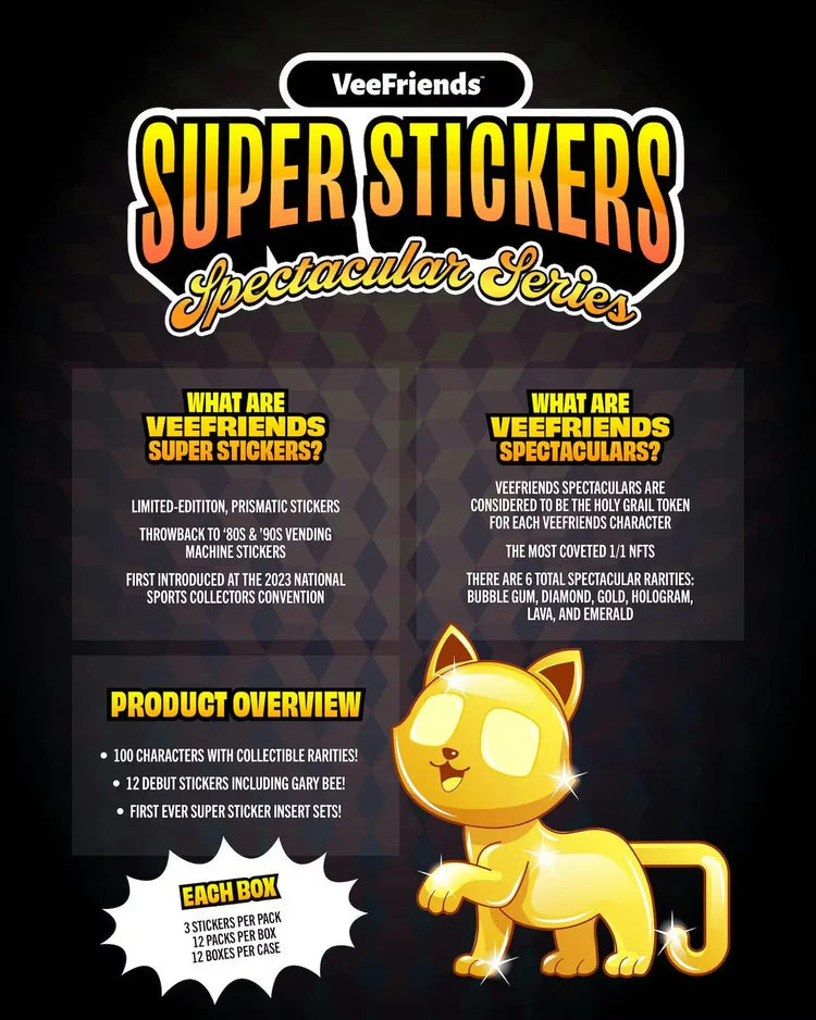 2026 VEE FRIENDS Super Stickers Spectacular Series Hobby Box