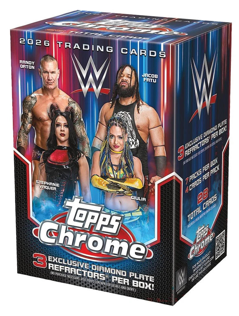 2026 Topps Chrome WWE Blaster Box