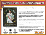 2023/24 Topps Chrome Merlin UEFA Club Competitions Soccer Hobby Box