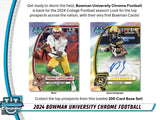 2024 Bowman University Chrome Football Hobby Box