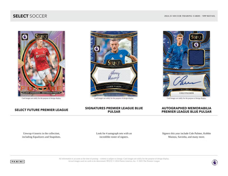 2024/25 Panini Select Premier League EPL Soccer Retail Pack