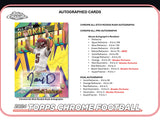 2024 Topps Chrome Football Hobby Box