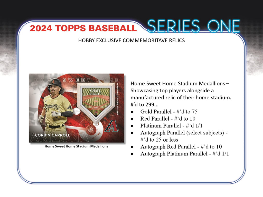 2024 Topps Series 1 Baseball Hobby Pack | Maple Leaf Sports