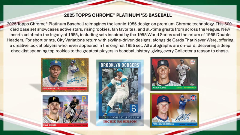 2025 Topps Chrome Platinum Baseball