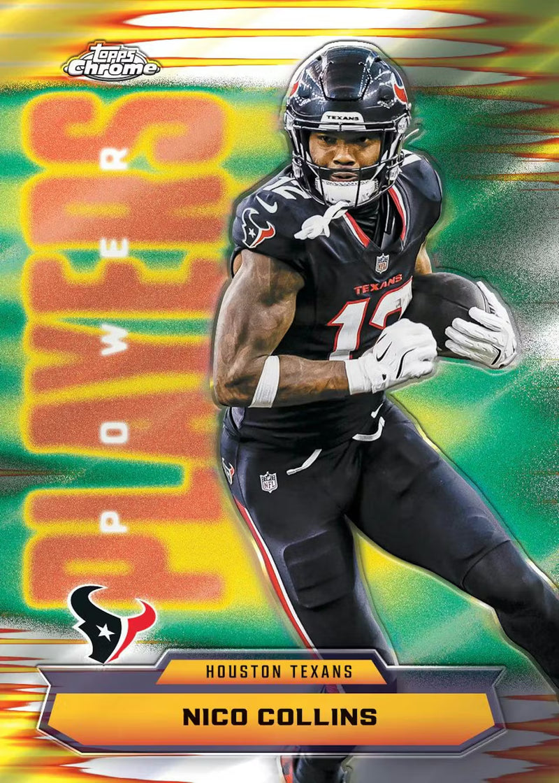2025 Topps Chrome NFL Football Hanger Box