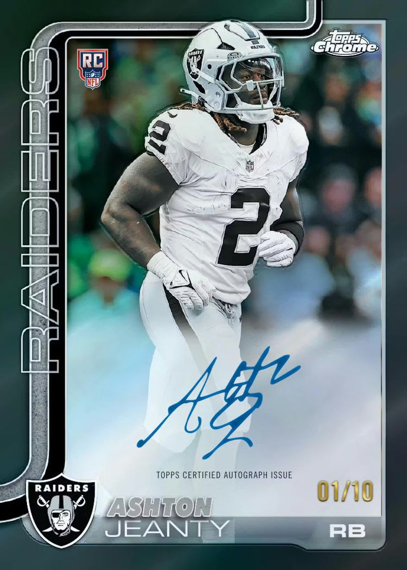 2025 Topps Chrome NFL Blaster Value Box