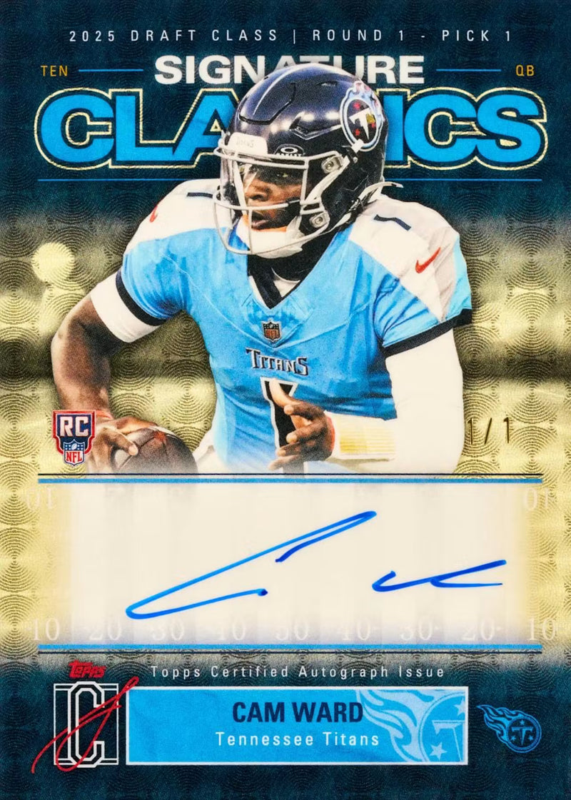 2025 Topps Signature Class Football Blaster Box